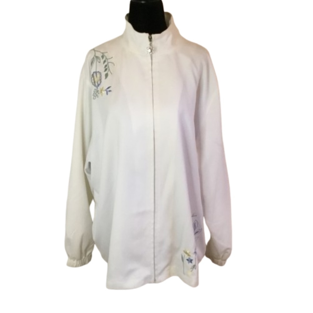 Women’s Alia White Spring Jacket Plus Size 18